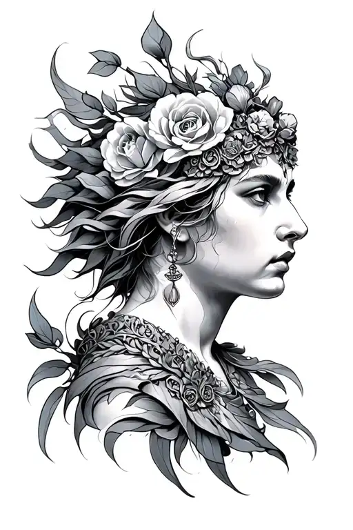 combination of aquaris leo librA tattoo design idea