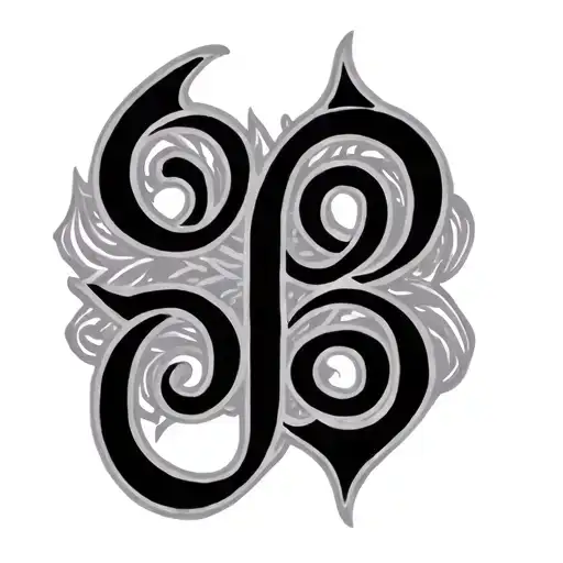 Two Word Ambigram Generator tattoo design idea