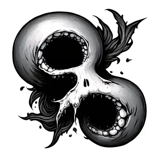 Butthole tattoo design idea