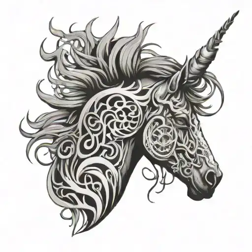 Deftones album "white pony" combined with "ohms" tattoo design idea
