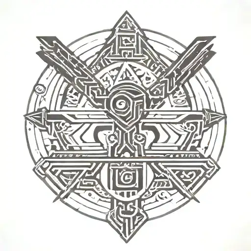 nazca lines geoglyph tattoo design idea