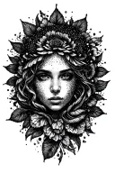 "Sublime" Fine Black Line tattoo design idea