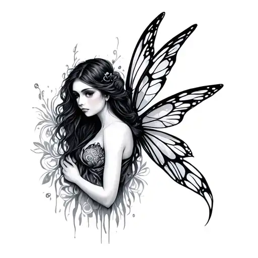 Fairys tattoo design idea