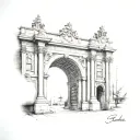 Liverpool arches tattoo design idea