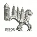 Liverpool arches tattoo design idea