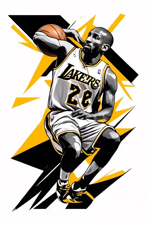 Kobe Bryant logo tattoo design idea