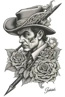 goodfella writing tattoo design idea