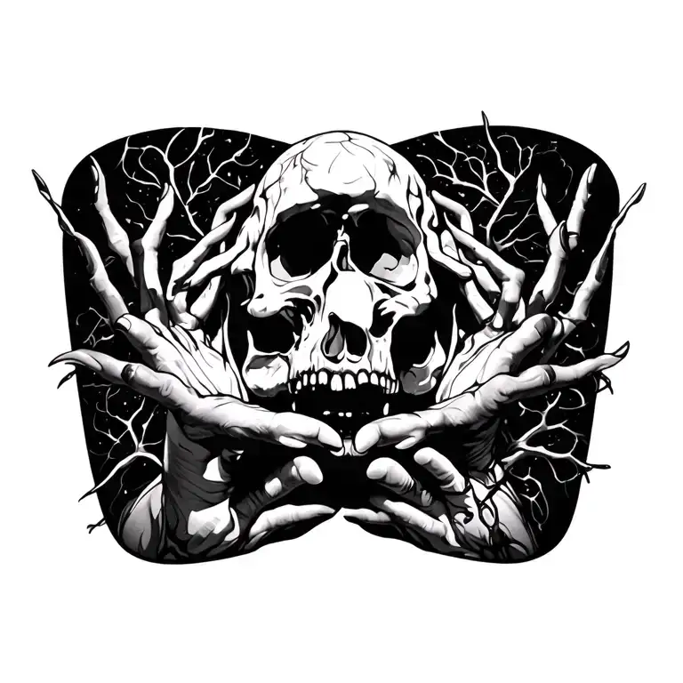 trapped in my own mind  tattoo design idea