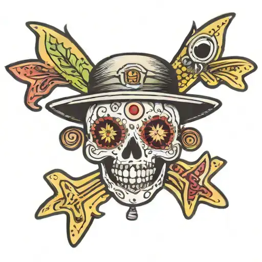 New Orleans voodoo doll tattoo design idea