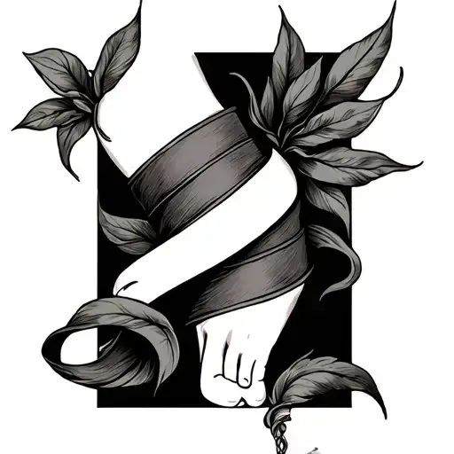 Wrap Around Ankle tattoo design idea