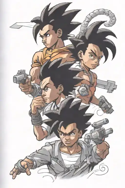 Huey freeman  tattoo design idea