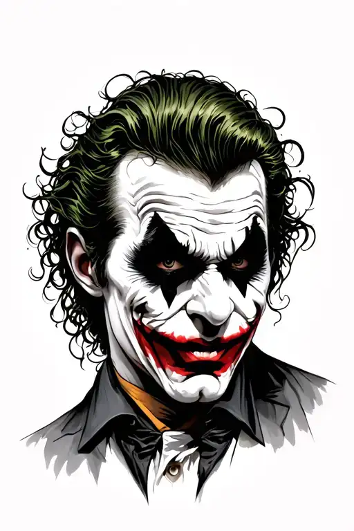 Joker ha ha ha tattoo design idea