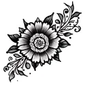 Mehndi tattoo design idea