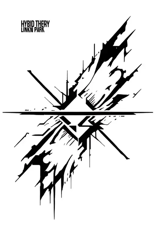 hybrid theory linkin park tattoo design idea