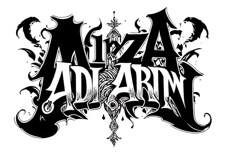 "Mirza Adi Armin" 3 son tattoo tattoo design idea