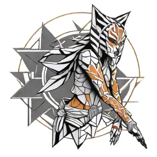 ahsoka tano star wars tattoo design idea