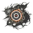 nin black hole supernova helios tattoo design idea