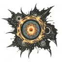 nin black hole supernova helios tattoo design idea