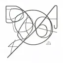 It should have a style that resembles a tattoo. It needs to be striking and memorable. The text "HD" and the number 5 sh tattoo design idea