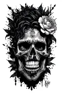 I life crazy tattoo design idea