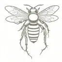 Manchester bee tattoo design idea