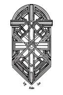 "Leam Aiden" Jerusalem cross tattoo tattoo design idea