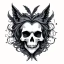 cold hearted  tattoo design idea