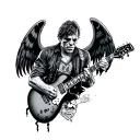 AC/DC tattoo design idea
