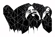 hear no evil see no evil speak no evil tattoo design idea