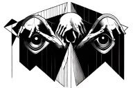 hear no evil see no evil speak no evil tattoo design idea