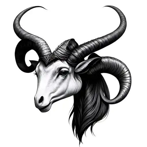 Capricorn and Aries tattoo design idea