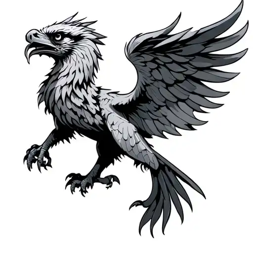 gryphon tattoo design idea