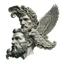 Janus tattoo design idea