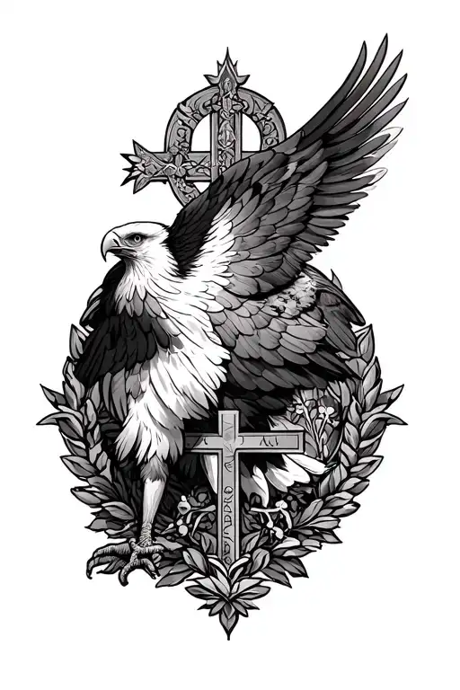 Something serbian or orthodox, no cross and eagle bcs i already have that tatted tattoo design idea