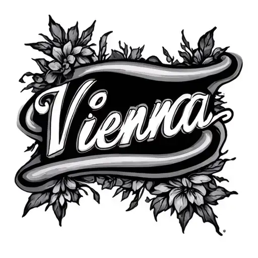 "Vienna" written in Billy Joel's handwriting tattoo design idea