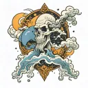 weather tattoo design idea