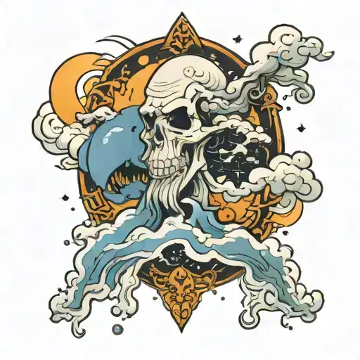 weather tattoo design idea