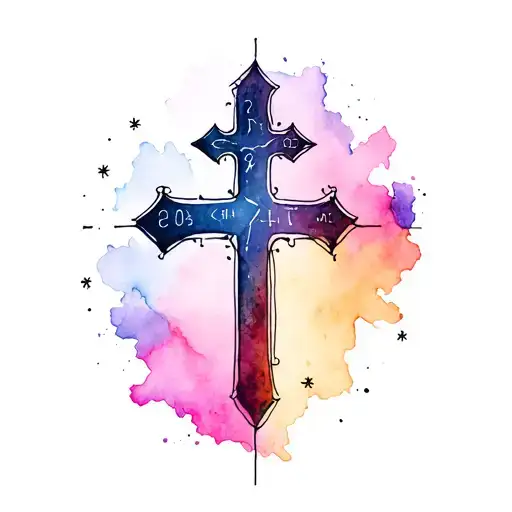 golgatha latitude longitude cross tattoo tattoo design idea