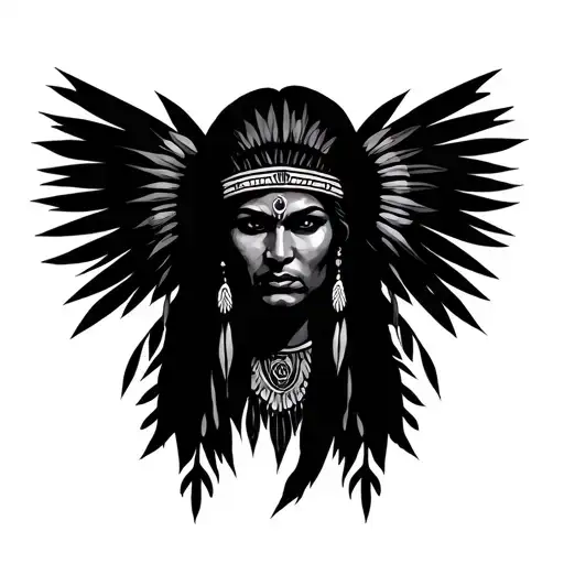 Choctaw tattoo design idea