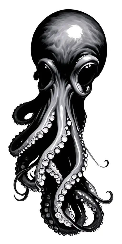 octopus tentacles tattoo design idea