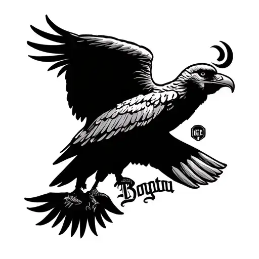 High back tattoo Colombia Contour + Distinctive sign for Bogota + Condor outside the outline tattoo design idea