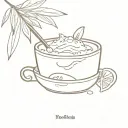 rice pudding in memory of loved one tattoo design idea