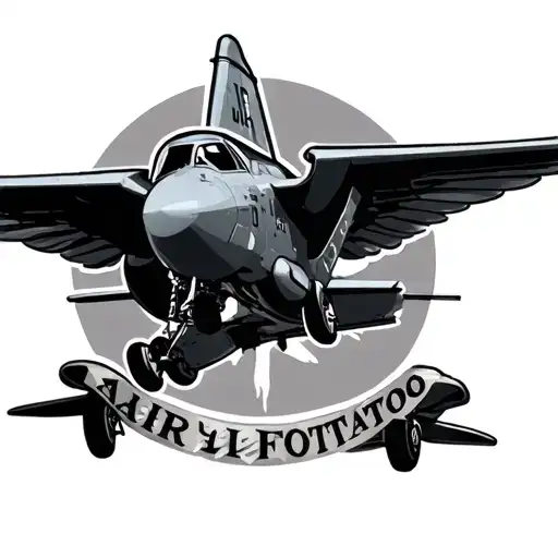 Air Force tattoo design idea
