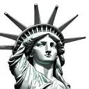 Statue Of Liberty Covering Her Face tattoo design idea