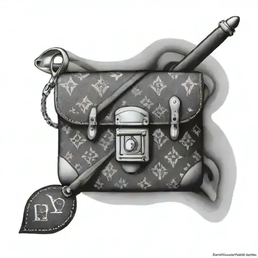 Louis Vuitton tattoo design idea