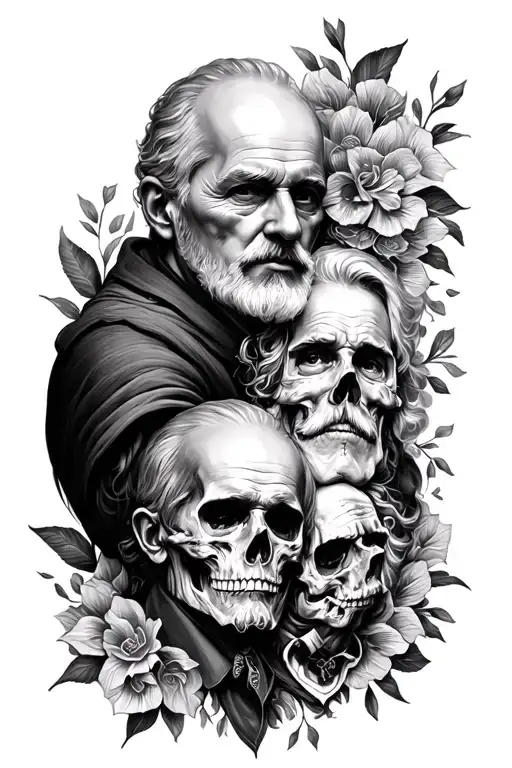 forearm tattoo of grandpas birth day and death day 🪽VII·V·MCMXXXVII-XI·XXVI·MMV🪽🪽 IX·I·MCMXL-XII·XXII·MMXII🪽 tattoo design idea