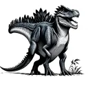 Spinosaurus tattoo design idea