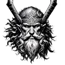 tyr Nordic God tattoo design idea