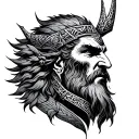 tyr Nordic God tattoo design idea