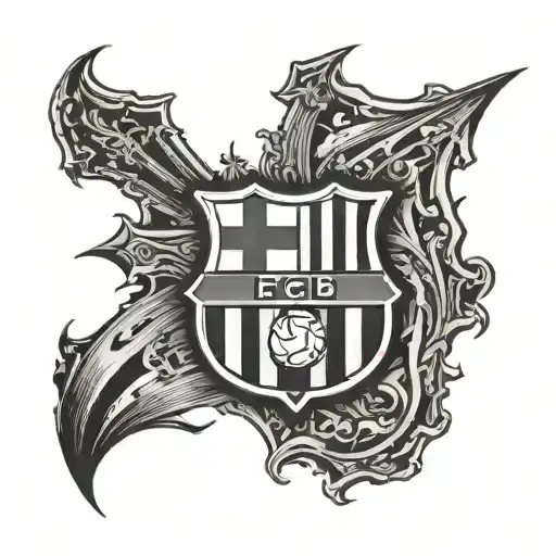 FC Barcelona tattoo design idea